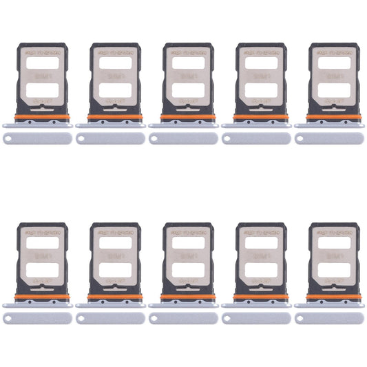 For Xiaomi 14 Civi 10pcs SIM Card Tray + SIM Card Tray (Blue)