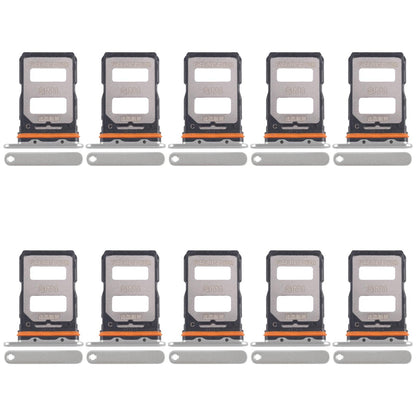 For Xiaomi Civi 4 Pro 10pcs SIM Card Tray + SIM Card Tray (Green)