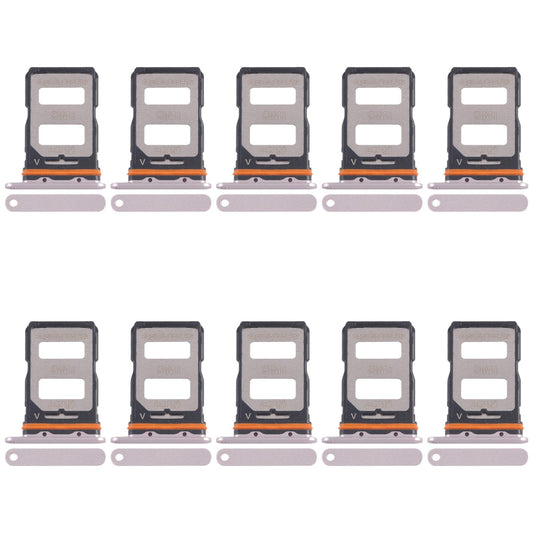 For Xiaomi Civi 4 Pro 10pcs SIM Card Tray + SIM Card Tray (Gold)