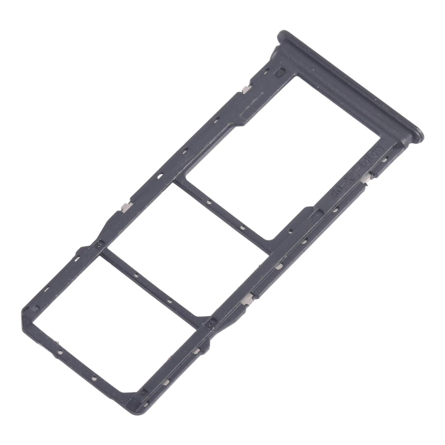 For Xiaomi Poco C75 10pcs SIM Card Tray + SIM Card Tray + Micro SD Card Tray (Black)