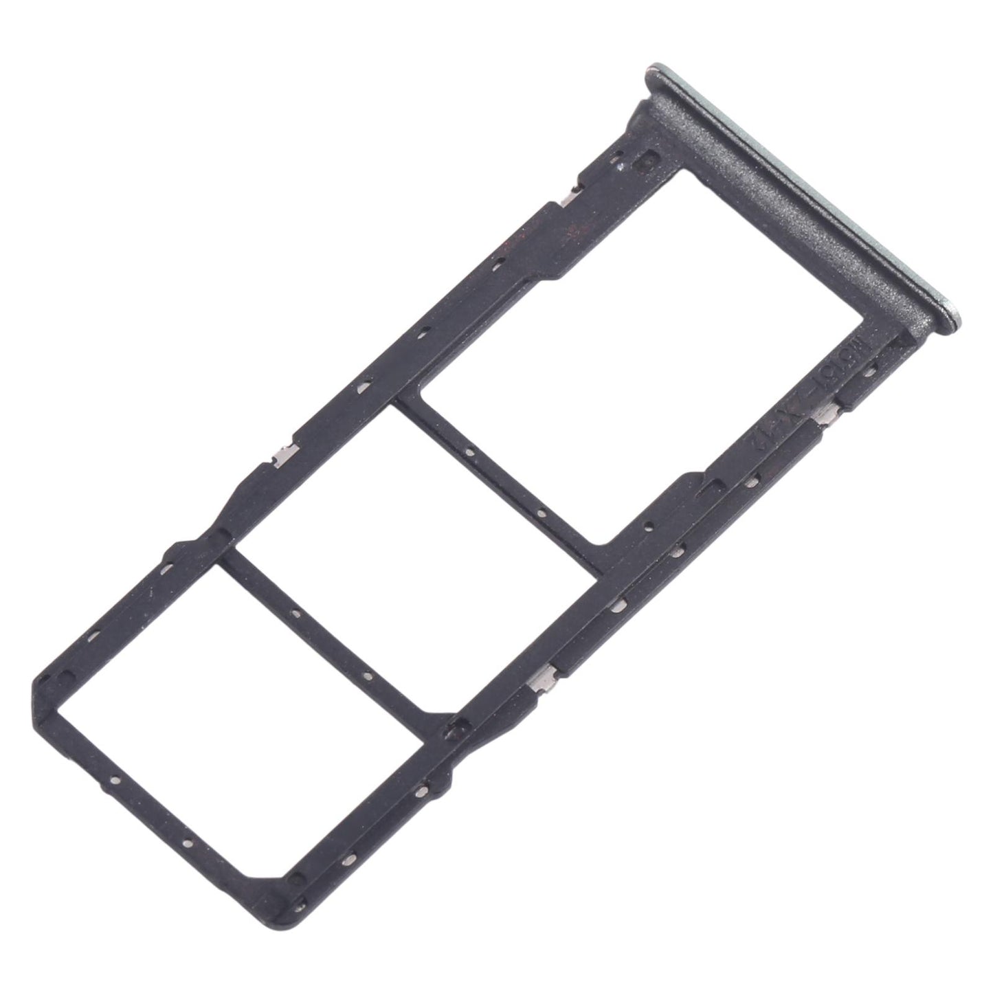 For Xiaomi Poco C75 10pcs SIM Card Tray + SIM Card Tray + Micro SD Card Tray (Green)