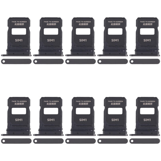 For Xiaomi 15 Pro 10pcs SIM Card Tray + SIM Card Tray (Black)
