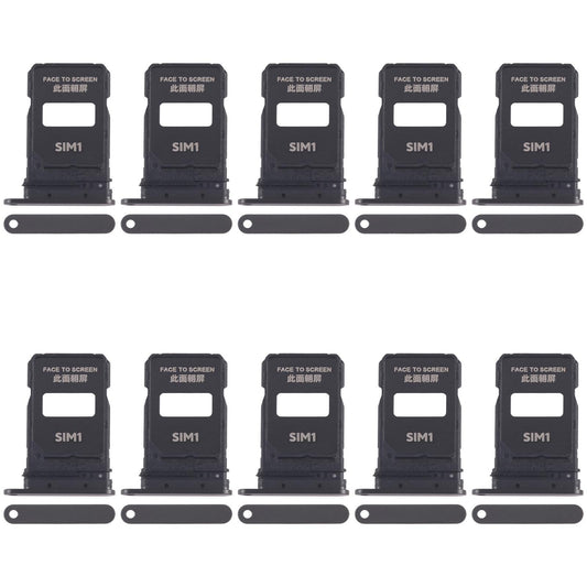 For Xiaomi 15 Pro 10pcs SIM Card Tray + SIM Card Tray (Black)