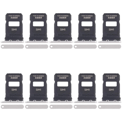 For Xiaomi 15 Pro 10pcs SIM Card Tray + SIM Card Tray (White)