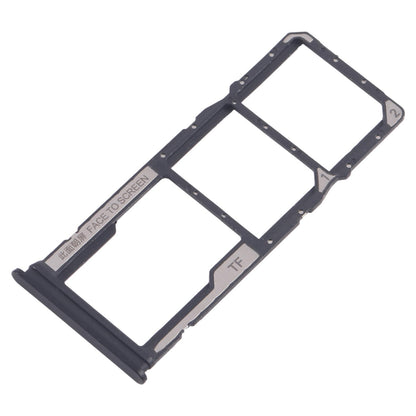 For Xiaomi Redmi A4 10pcs SIM Card Tray + SIM Card Tray + Micro SD Card Tray (Black)
