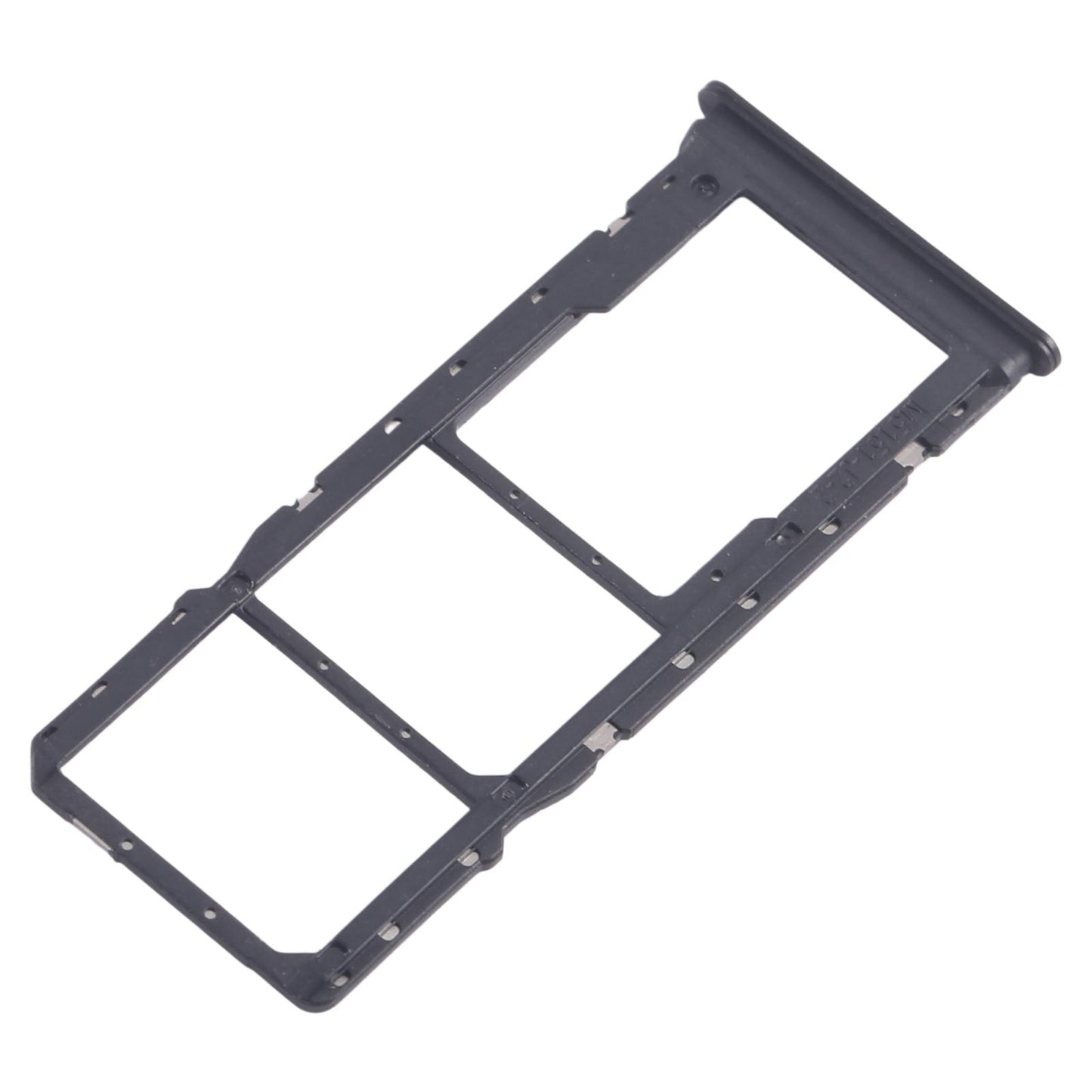 For Xiaomi Redmi A4 10pcs SIM Card Tray + SIM Card Tray + Micro SD Card Tray (Black)