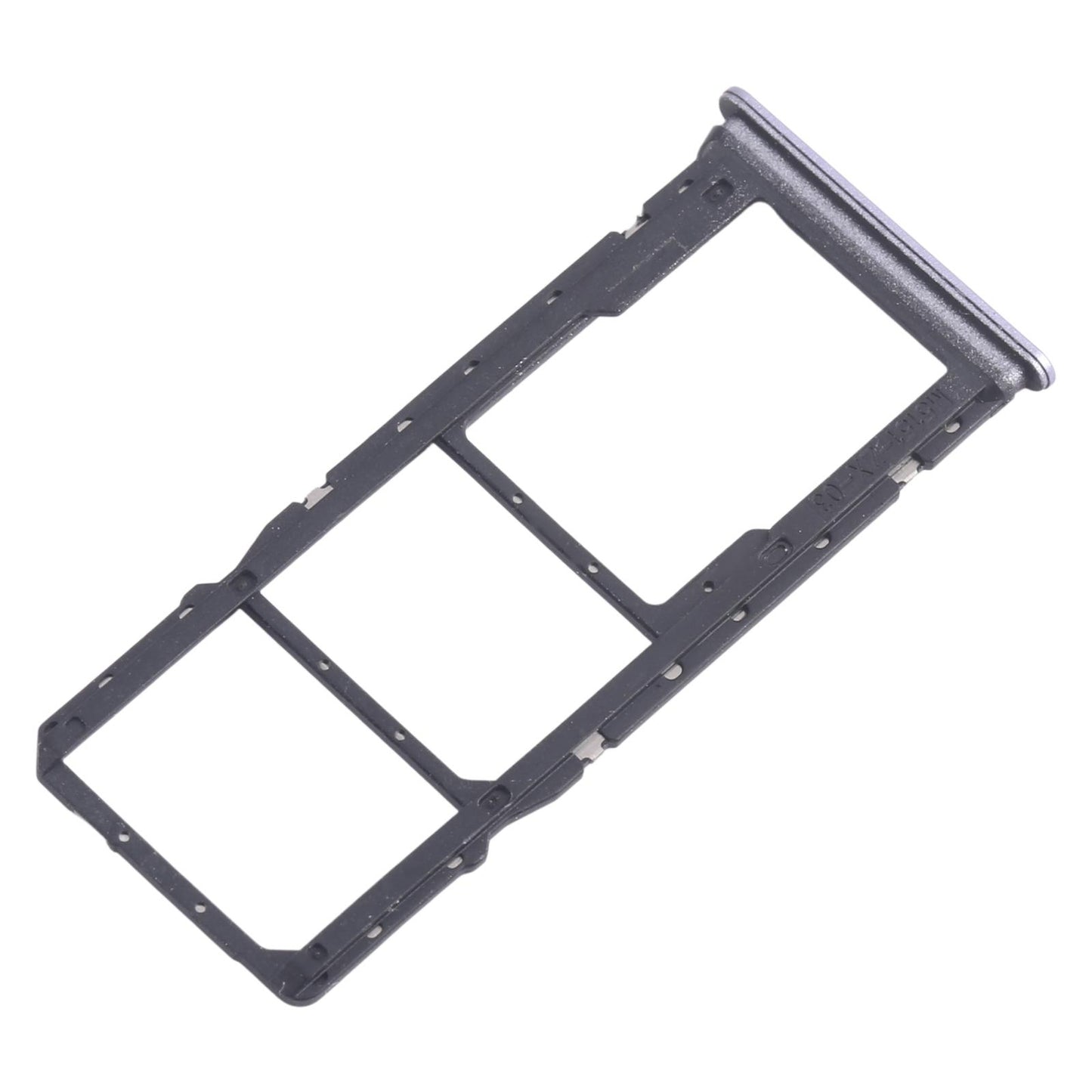 For Xiaomi Redmi A4 10pcs SIM Card Tray + SIM Card Tray + Micro SD Card Tray (Purple)
