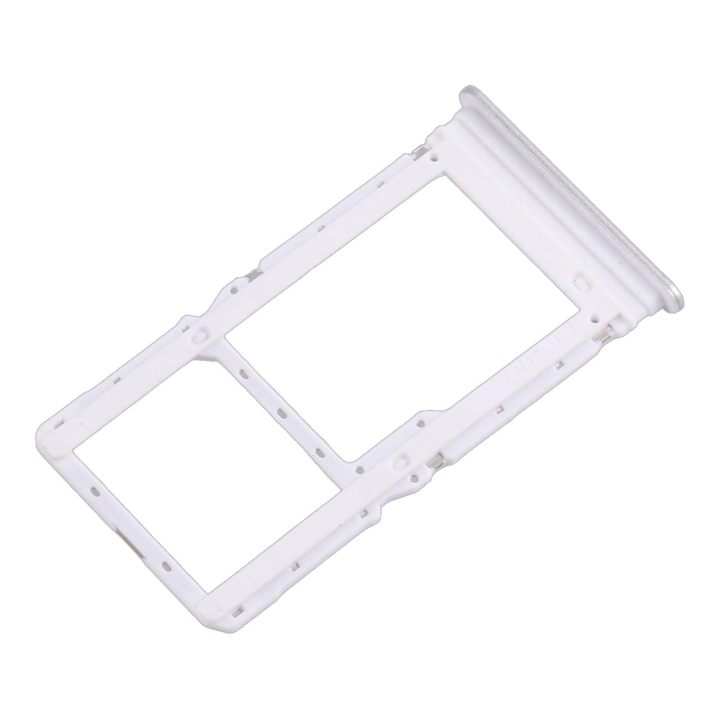 For Xiaomi Poco M6 4G 10pcs SIM Card Tray + SIM Card Tray / Micro SD Card Tray (Silver)
