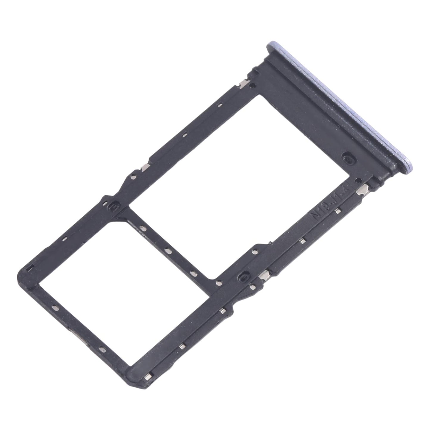 For Xiaomi Poco M6 Plus 10pcs SIM Card Tray + SIM Card Tray / Micro SD Card Tray (Purple)