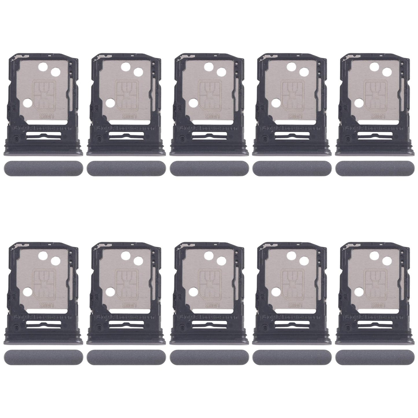 For Xiaomi Redmi A3 4G 10pcs SIM Card Tray + SIM Card Tray (Black)