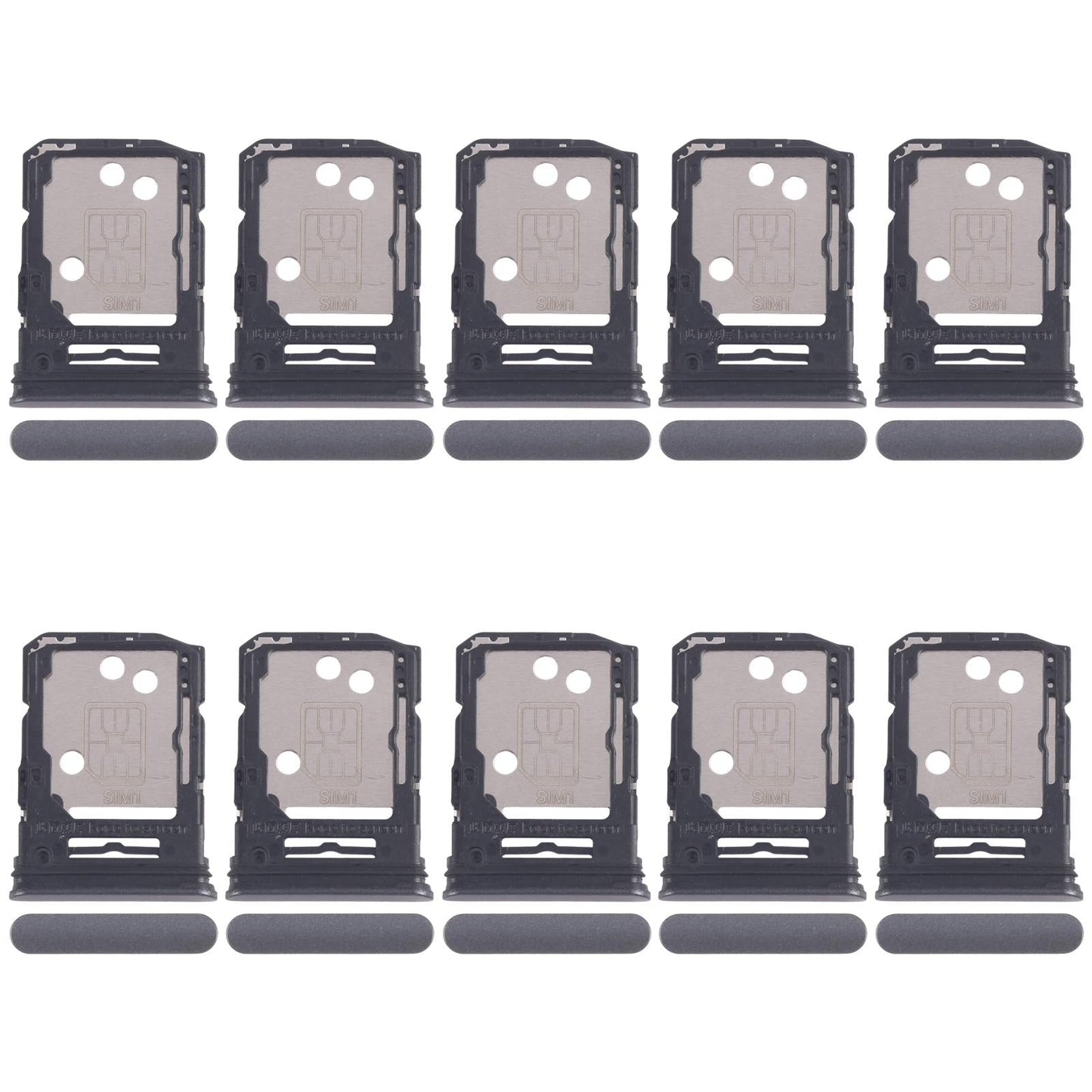 For Xiaomi Redmi A3 4G 10pcs SIM Card Tray + SIM Card Tray (Black)