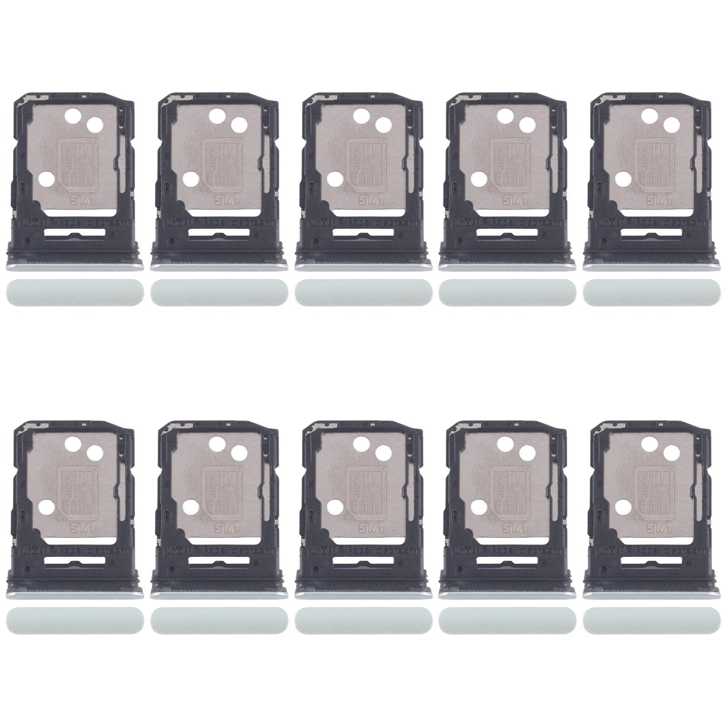 For Xiaomi Redmi A3 4G 10pcs SIM Card Tray + SIM Card Tray (Green)