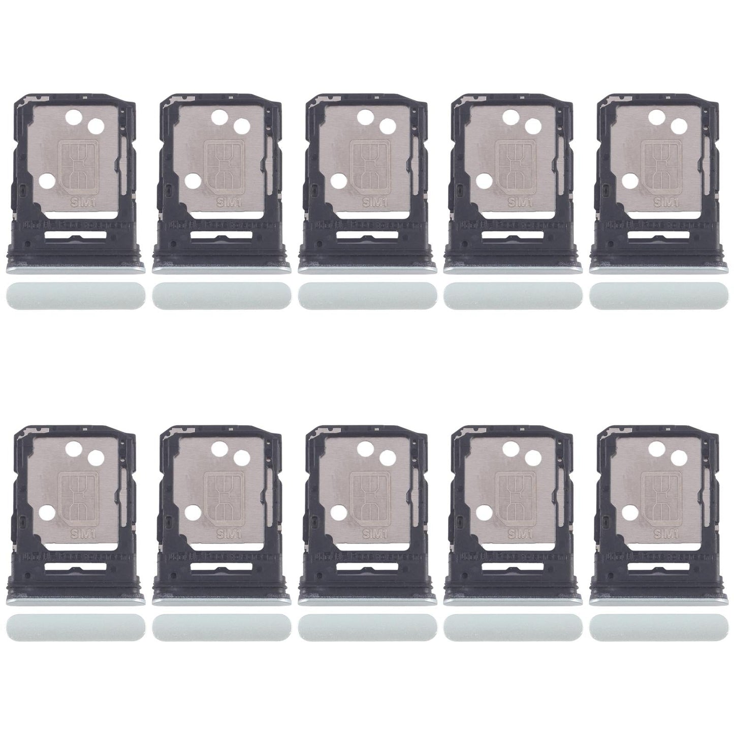 For Xiaomi Redmi A3 4G 10pcs SIM Card Tray + SIM Card Tray (Green)