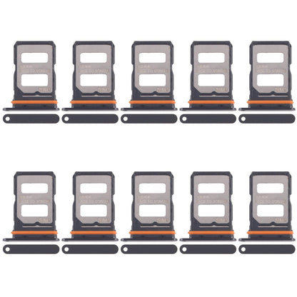 For Xiaomi Redmi K70 Ultra 10pcs SIM Card Tray + SIM Card Tray (Black)
