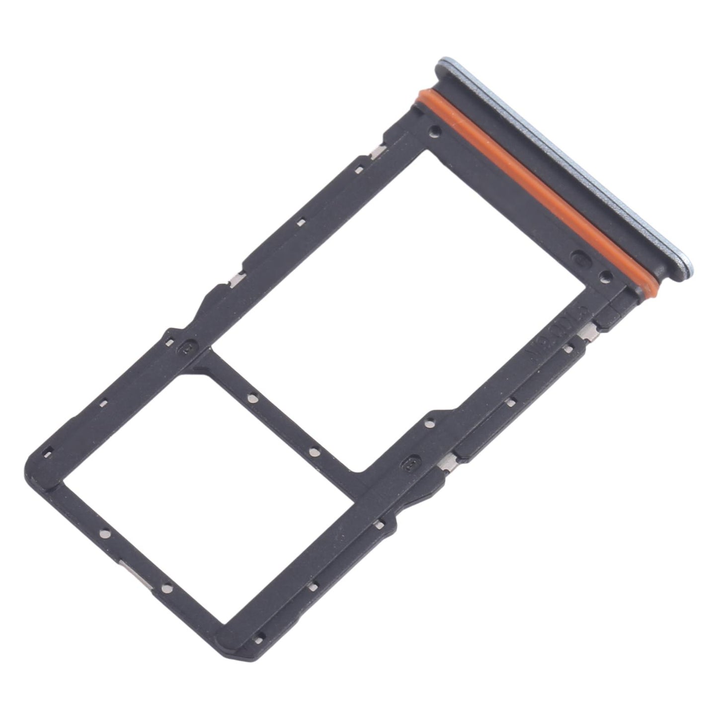 For Xiaomi Redmi Note 13R 10pcs SIM Card Tray + SIM Card Tray / Micro SD Card Tray (Blue)