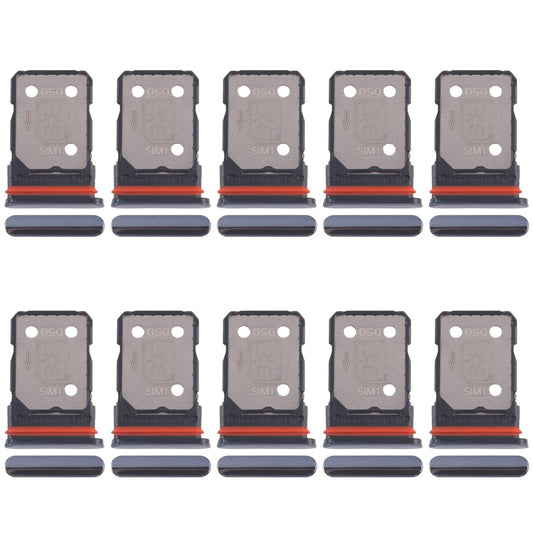 For Xiaomi Redmi A3 Pro 10pcs SIM Card Tray + SIM Card Tray (Black)