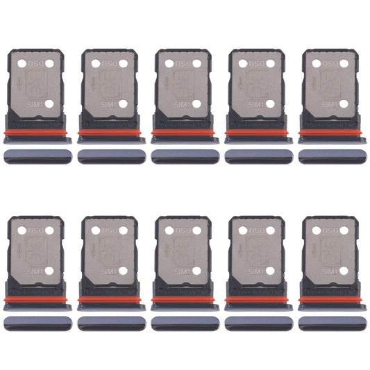 For Xiaomi Redmi A3 Pro 10pcs SIM Card Tray + SIM Card Tray (Black)