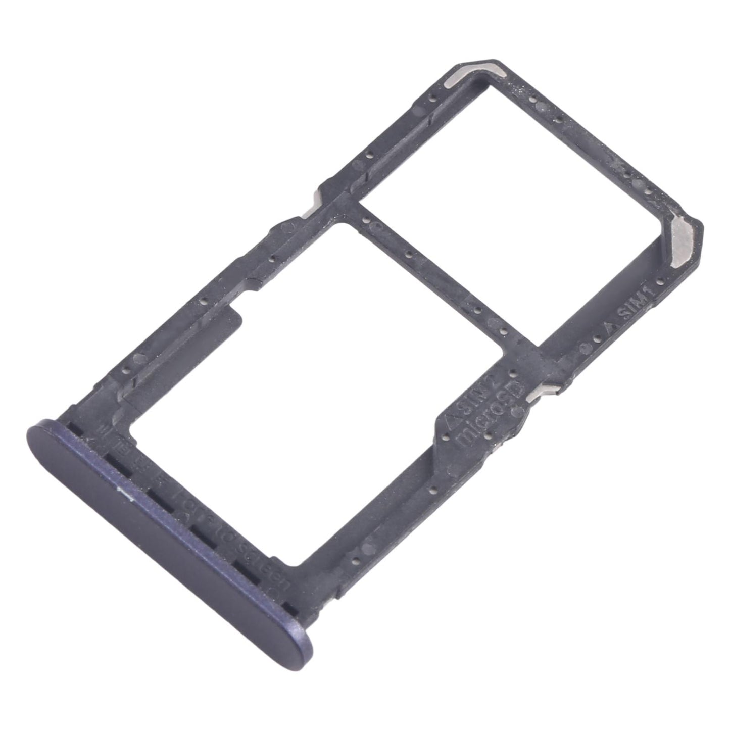 For Xiaomi Redmi A3x 10pcs SIM Card Tray + SIM Card Tray / Micro SD Card Tray (Black)