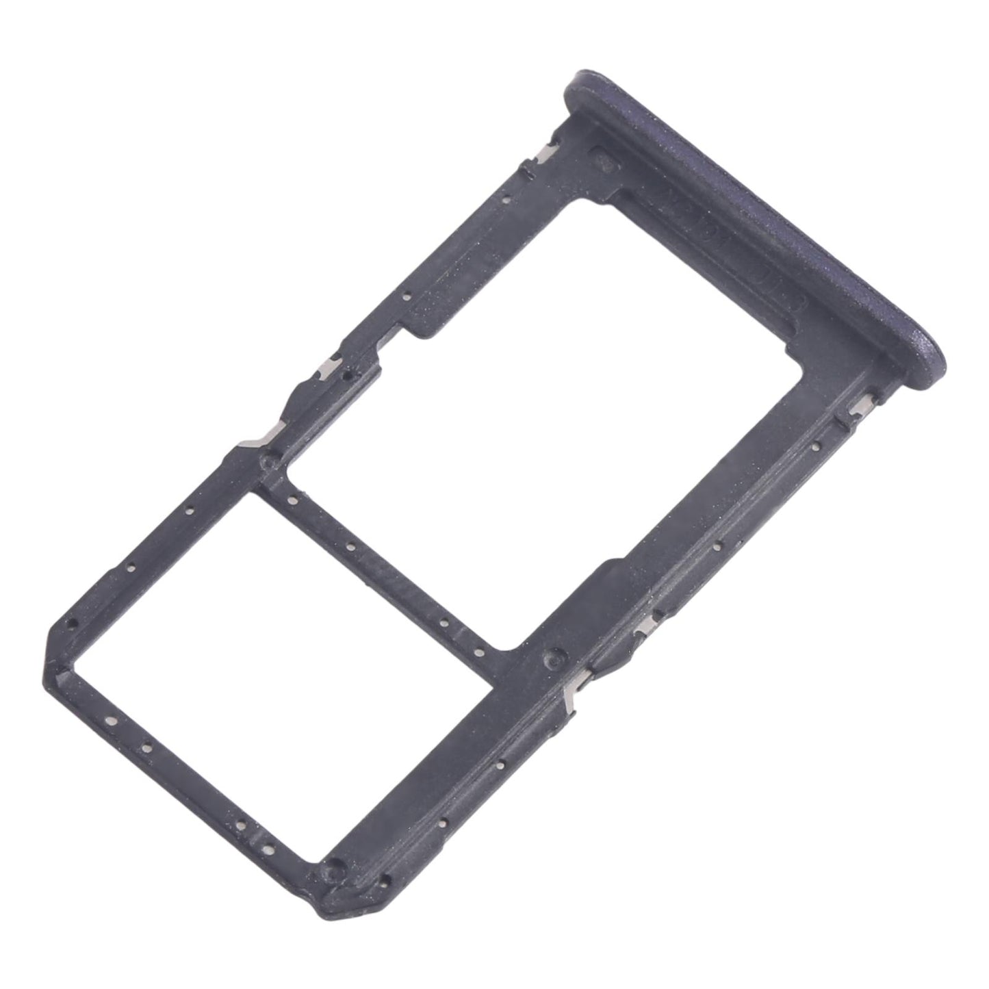 For Xiaomi Redmi A3x 10pcs SIM Card Tray + SIM Card Tray / Micro SD Card Tray (Black)
