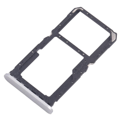 For Xiaomi Redmi A3x 10pcs SIM Card Tray + SIM Card Tray / Micro SD Card Tray (Silver)