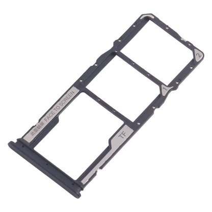 For Xiaomi Poco M6 Pro 4G 10pcs SIM Card Tray + SIM Card Tray + Micro SD Card Tray (Black)