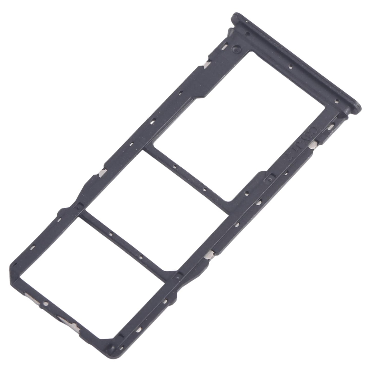 For Xiaomi Poco M6 Pro 4G 10pcs SIM Card Tray + SIM Card Tray + Micro SD Card Tray (Black)