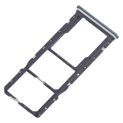 For Xiaomi Poco M6 Pro 4G 10pcs SIM Card Tray + SIM Card Tray + Micro SD Card Tray (Green)