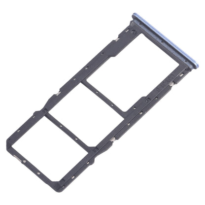 For Xiaomi Poco M6 Pro 4G 10pcs SIM Card Tray + SIM Card Tray + Micro SD Card Tray (Blue)