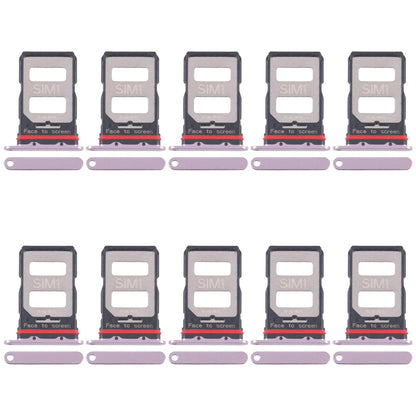 For Xiaomi Redmi K70 Pro 10pcs SIM Card Tray + SIM Card Tray (Pink)