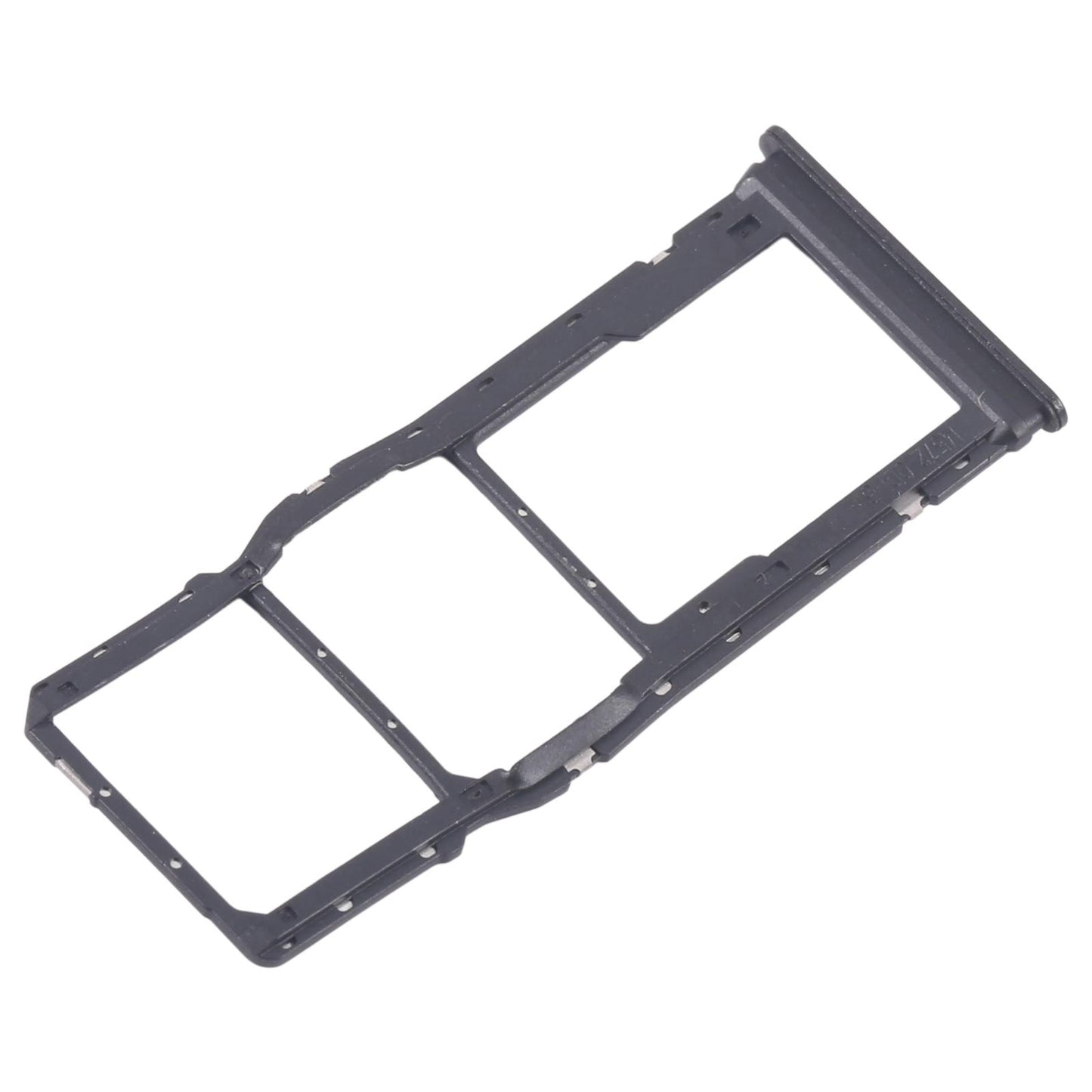 For Xiaomi Redmi 13C 5G 10pcs SIM Card Tray + SIM Card Tray + Micro SD Card Tray (Black)