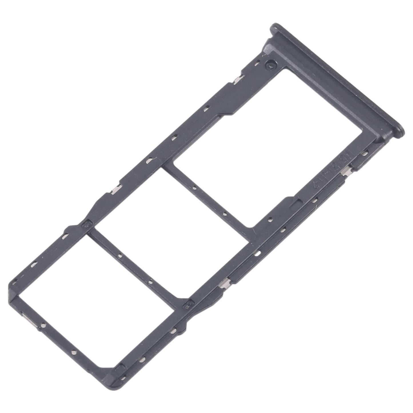 For Xiaomi Redmi 14C 5G 10pcs SIM Card Tray + SIM Card Tray + Micro SD Card Tray (Black)