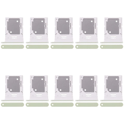 For Xiaomi Redmi Note 14 4G 10pcs SIM Card Tray + SIM Card Tray (Green)