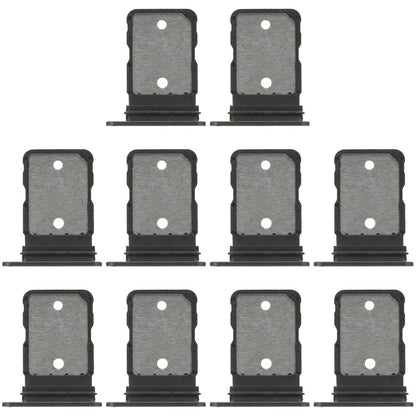 For Google Pixel 9 Pro Fold 10pcs SIM Card Tray (Black)