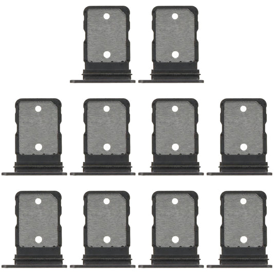 For Google Pixel 9 Pro Fold 10pcs SIM Card Tray (Black)