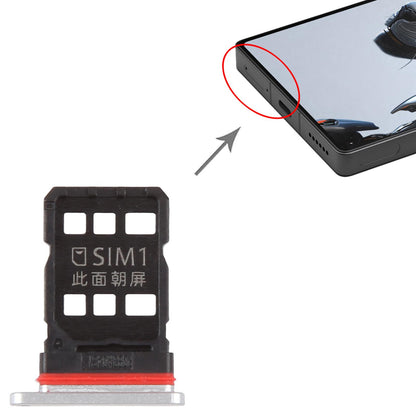 For ZTE nubia RedMagic 10 Air 5G NX779J SIM Card Tray + SIM Card Tray (Silver)