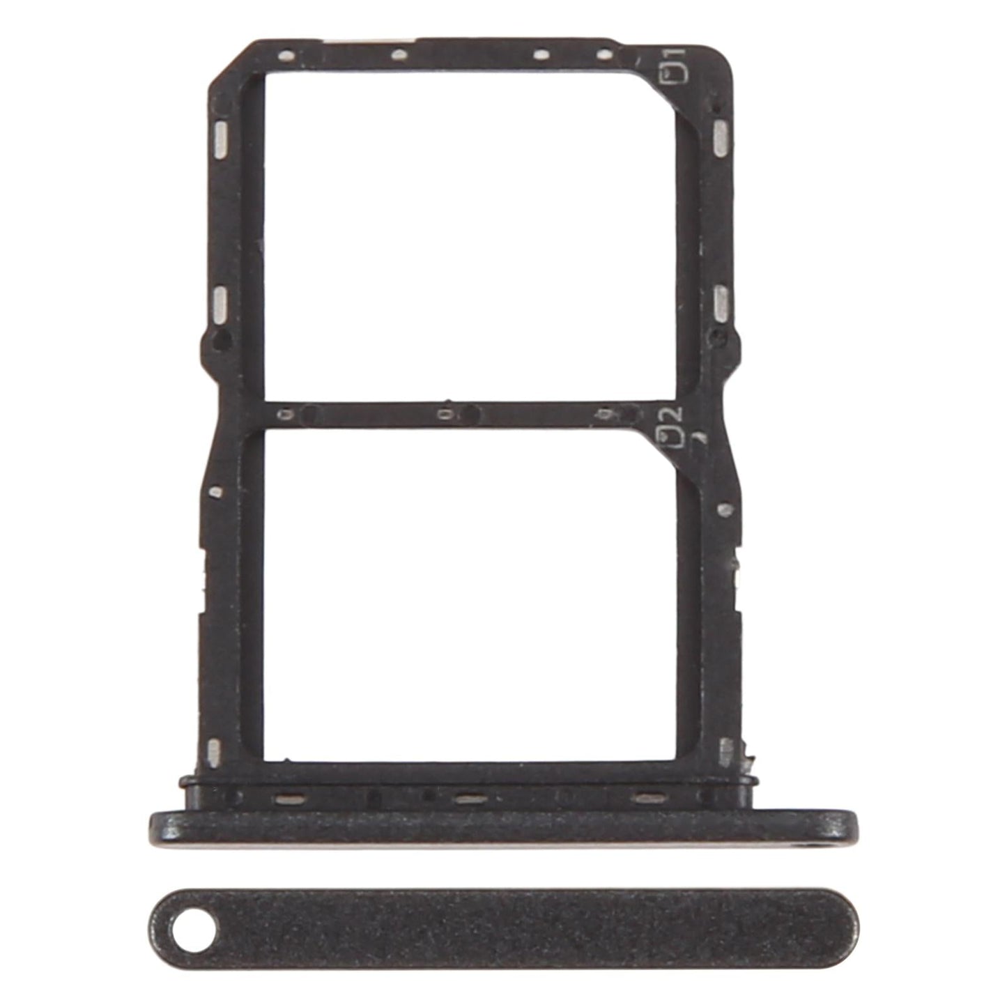 For ZTE Blade A75 5G Z2357N SIM Card Tray + SIM Card Tray (Black)