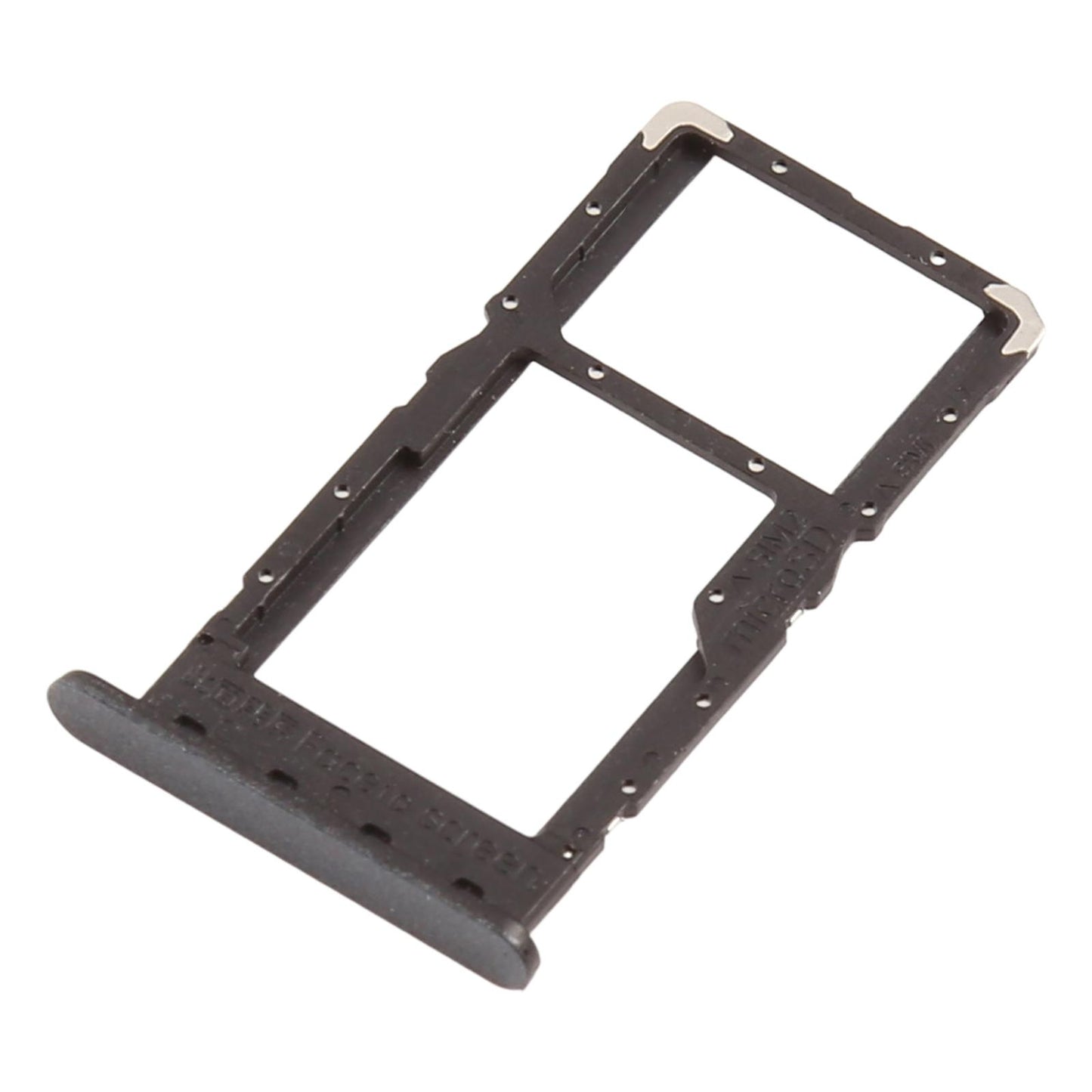For OPPO A78 5G CPH2483 CPH2495 10pcs SIM Card Tray + SIM Card Tray / Micro SD Card Tray (Black)