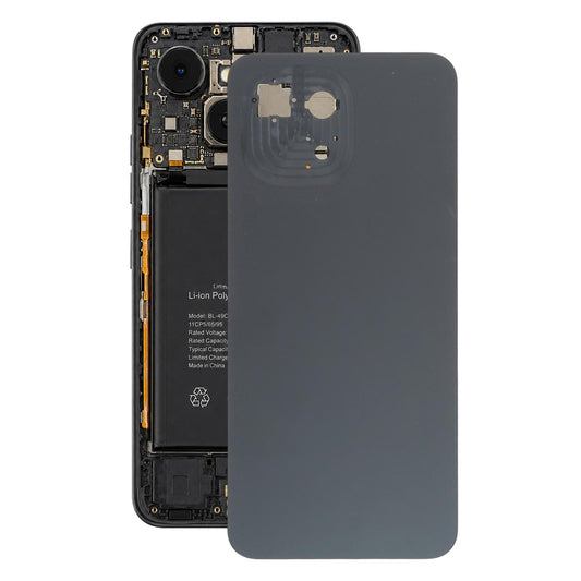 For Tecno Pop 10 Pro Original Battery Back Cover(Black)