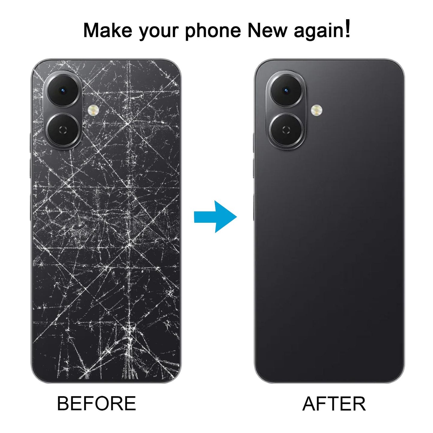 For Tecno Spark Go 2 KM4 Original Battery Back Cover(Gray)