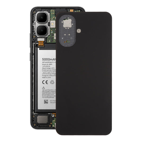For Infinix Smart 10 X6725 Original Battery Back Cover(Black)