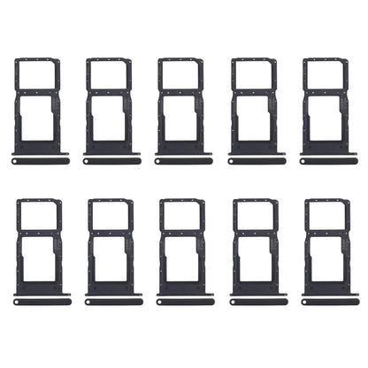 For Huawei Enjoy 20 10pcs Original SIM Card Tray + SIM Card Tray (Black)