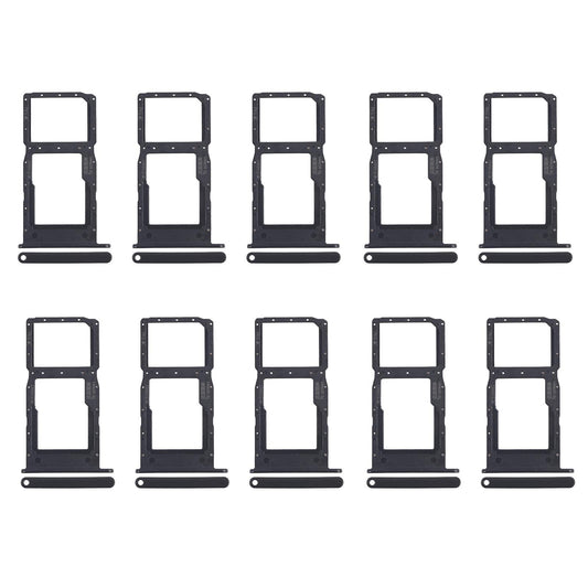For Huawei Enjoy 20 10pcs Original SIM Card Tray + SIM Card Tray (Black)