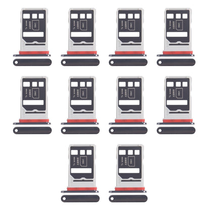 For Huawei nova 8 Pro 10pcs Original SIM Card Tray + SIM Card Tray (Black)