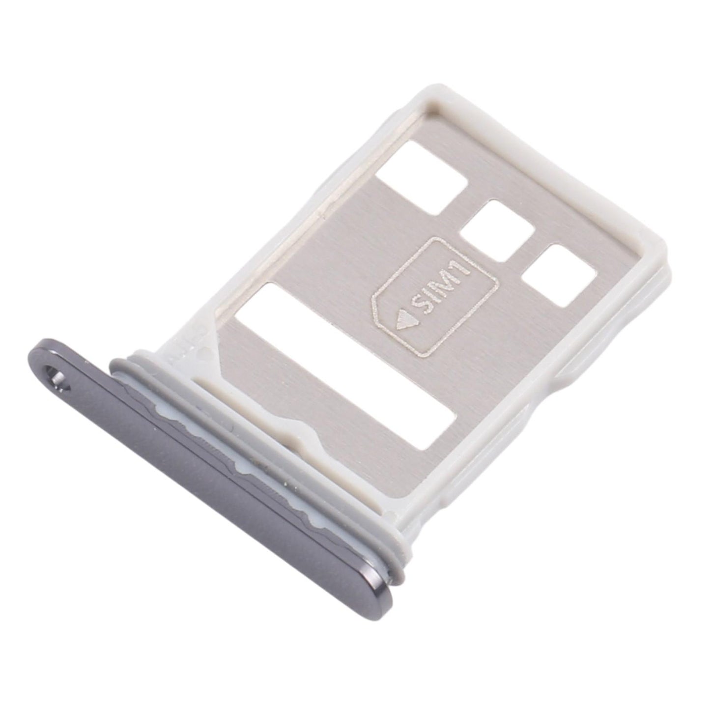 For Huawei P60 10pcs Original SIM Card Tray + NM Card Tray (Black)