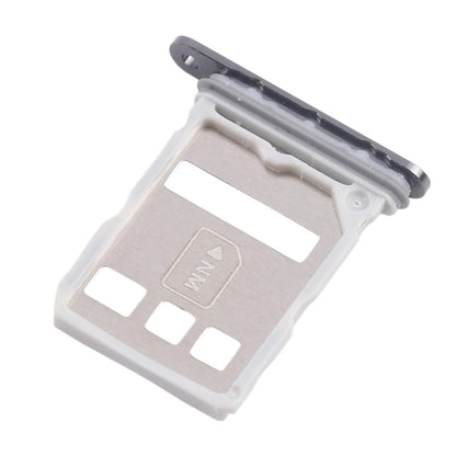For Huawei P60 10pcs Original SIM Card Tray + NM Card Tray (Black)