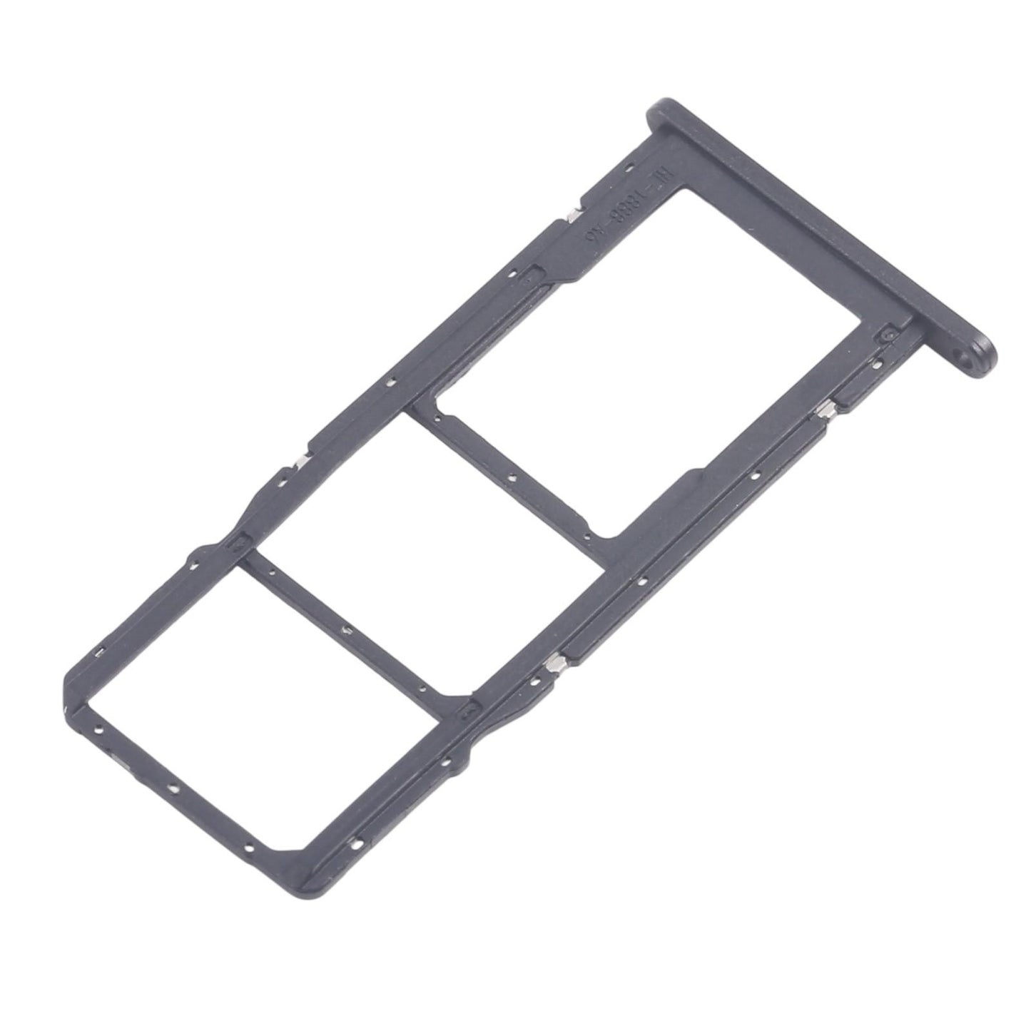 For Huawei Enjoy 20e 10pcs Original SIM Card Tray + SIM Card Tray + Micro SD Card Tray (Black)