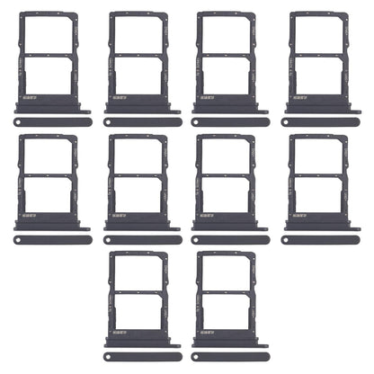 For Huawei nova 8 10pcs Original SIM Card Tray + SIM Card Tray (Black)