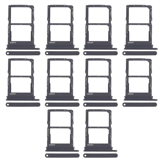 For Huawei nova 8 10pcs Original SIM Card Tray + SIM Card Tray (Black)