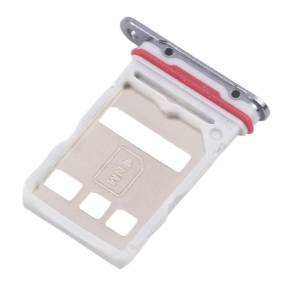For Huawei Mate 50 Pro 10pcs Original SIM Card Tray + NM Card Tray (Black)