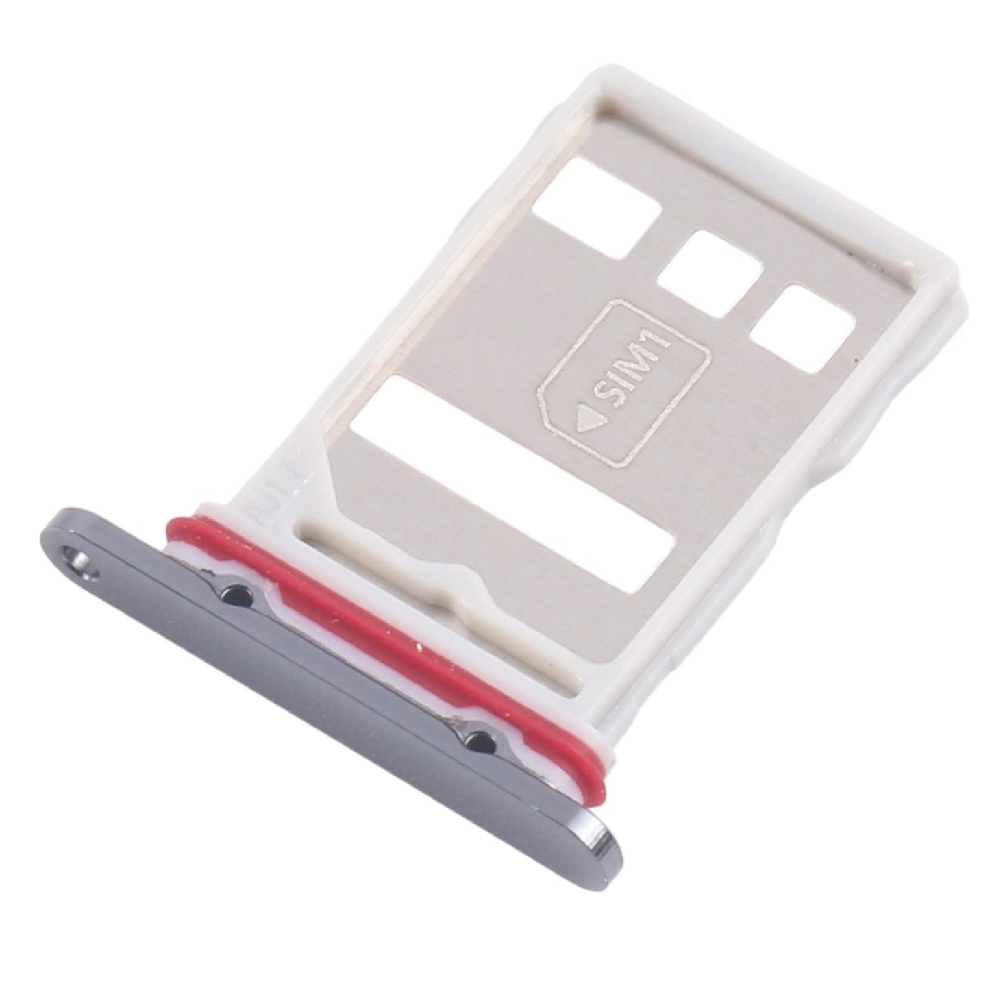 For Huawei Mate 50 10pcs Original SIM Card Tray + NM Card Tray (Black)